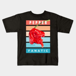 Pepper Fanatic - Carolina Reaper Design Kids T-Shirt